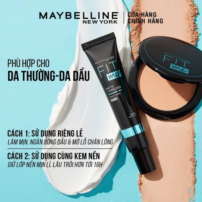 Kem Lót Maybelline Kiềm Dầu Ngăn Xuống Tông SPF 20 30ml - Ảnh 2